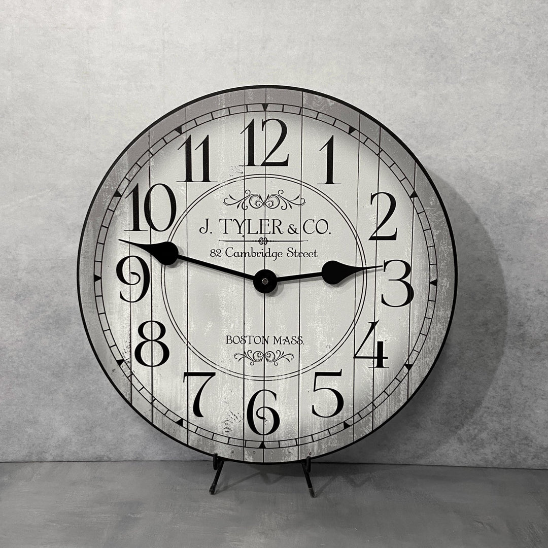 Harbor Gray Wall Clock - CustomBigClocks