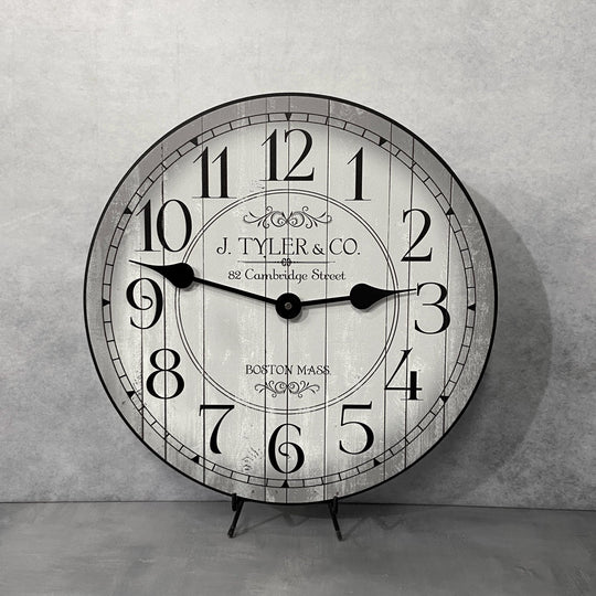 Harbor Gray Wall Clock - CustomBigClocks