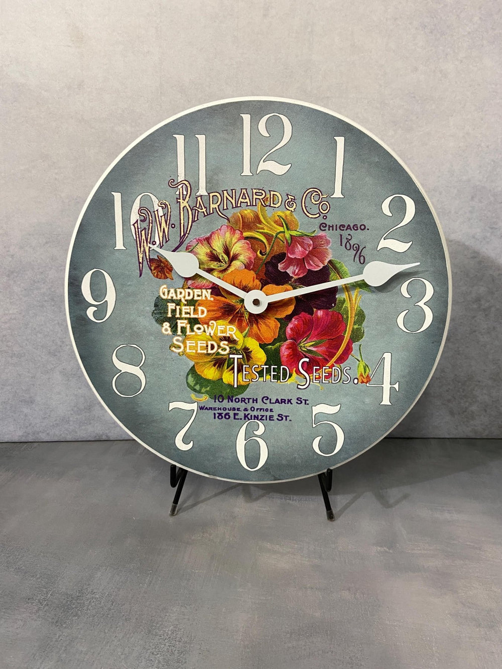Garden Seeds Clock Wall Clock 2 - CustomBigClocks