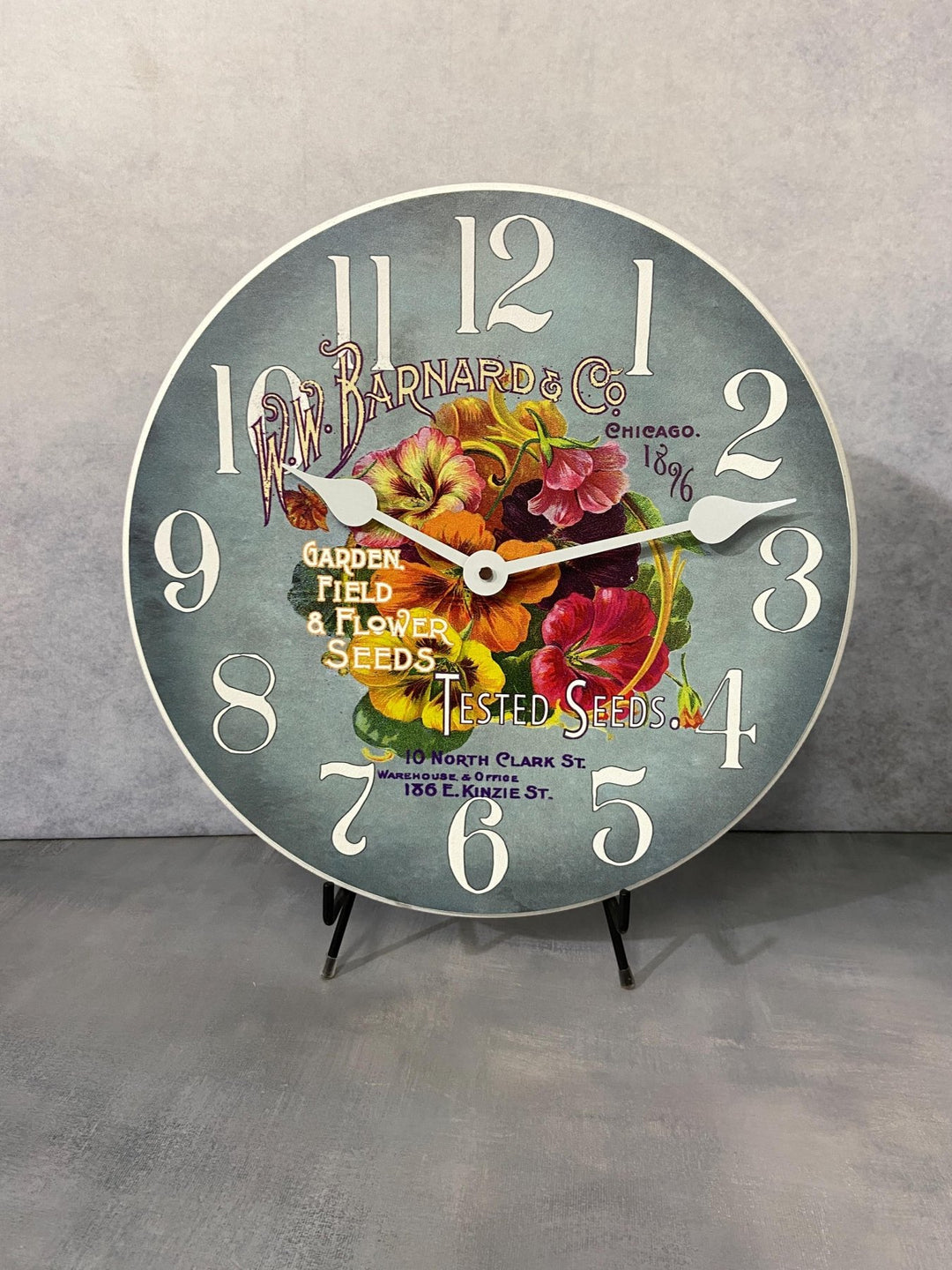Garden Seeds Clock Wall Clock 2 - CustomBigClocks