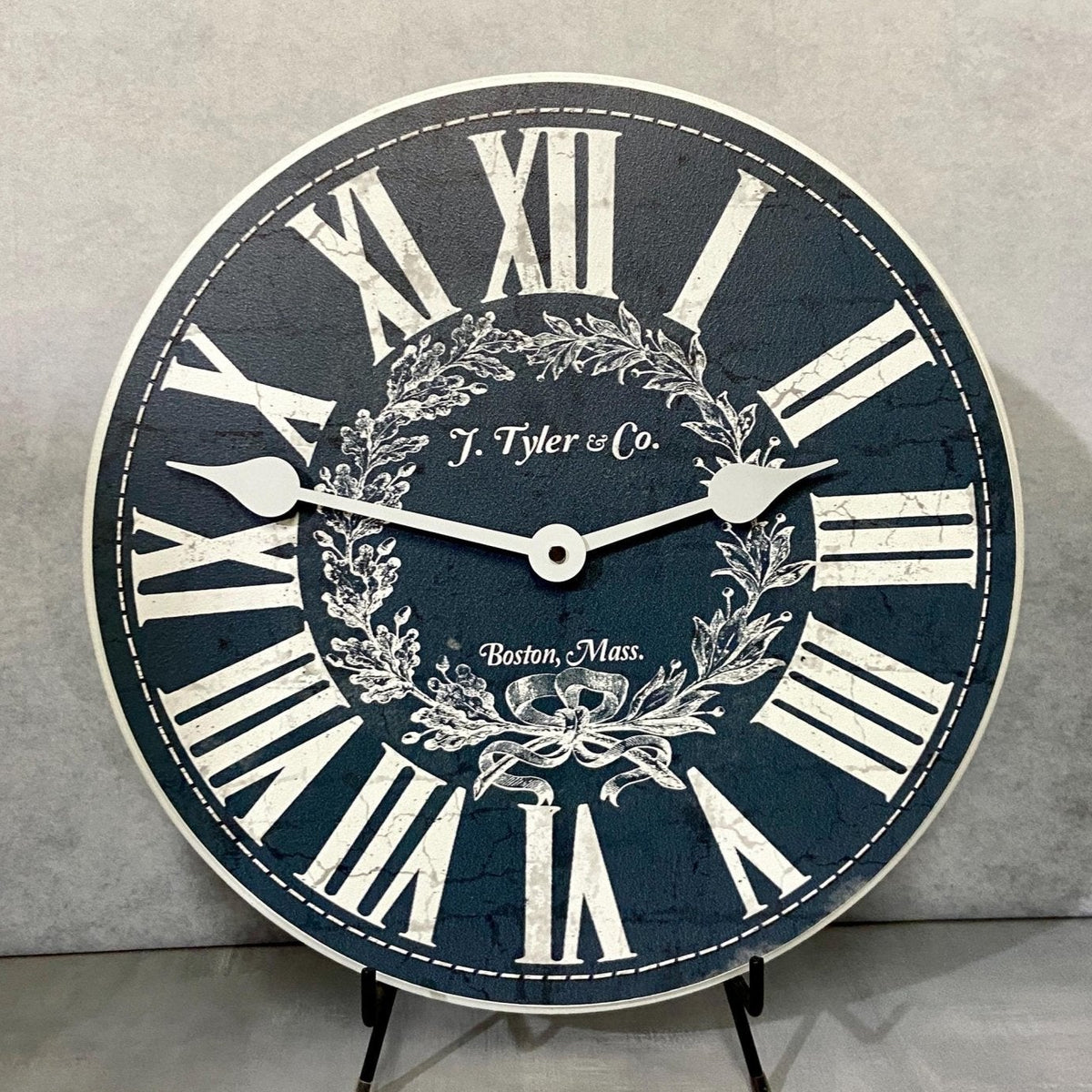 Manor House Blue Wall Clock. 7 Sizes - CustomBigClocks