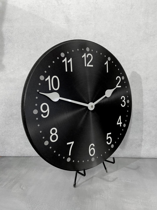 Heavy Metal Black Wall Clock - CustomBigClocks