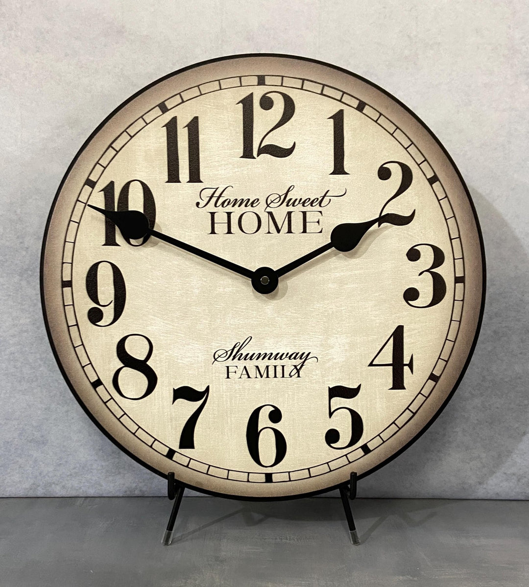 Home Sweet Home Clock - CustomBigClocks
