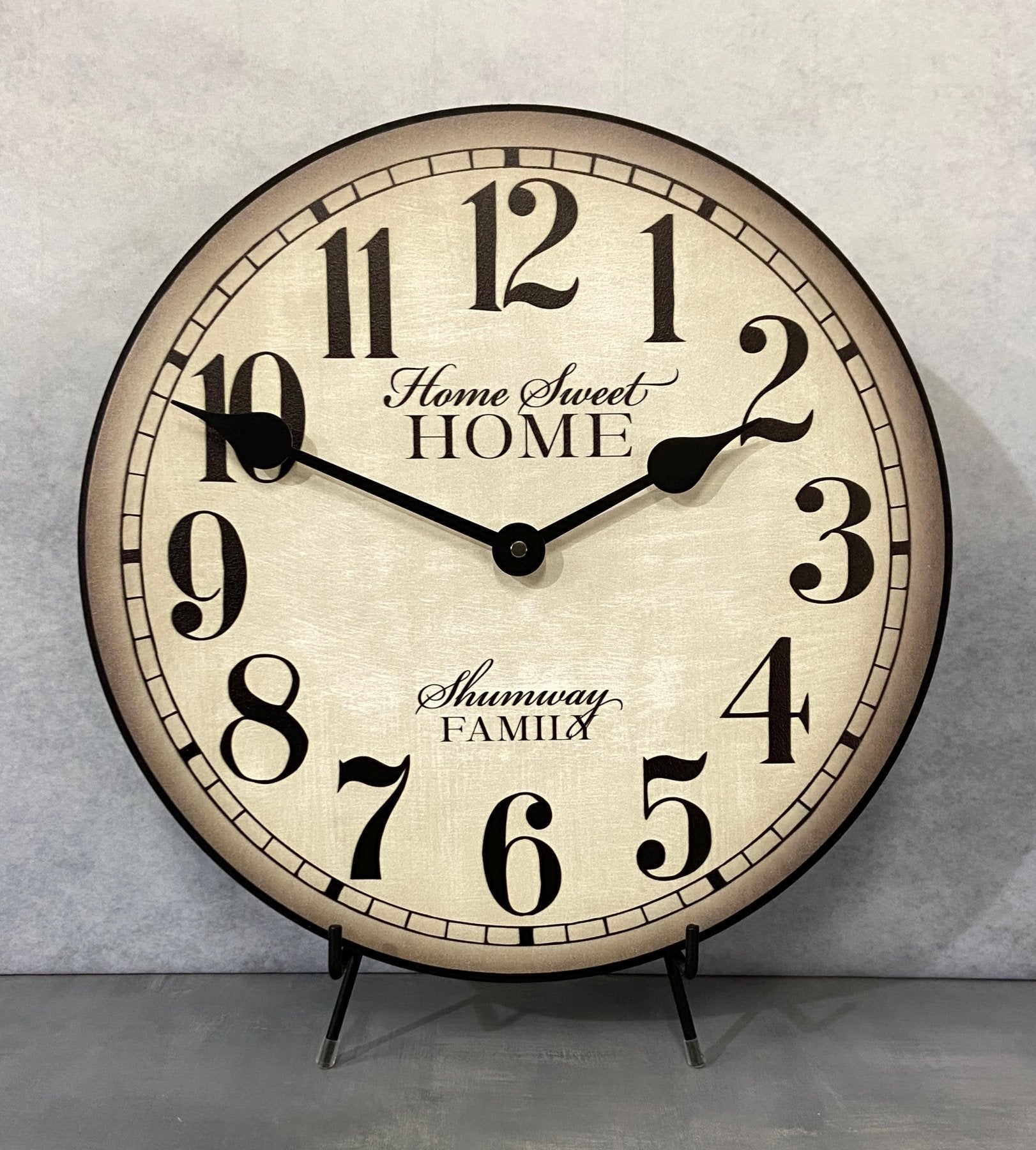 Home Sweet Home Clock - CustomBigClocks