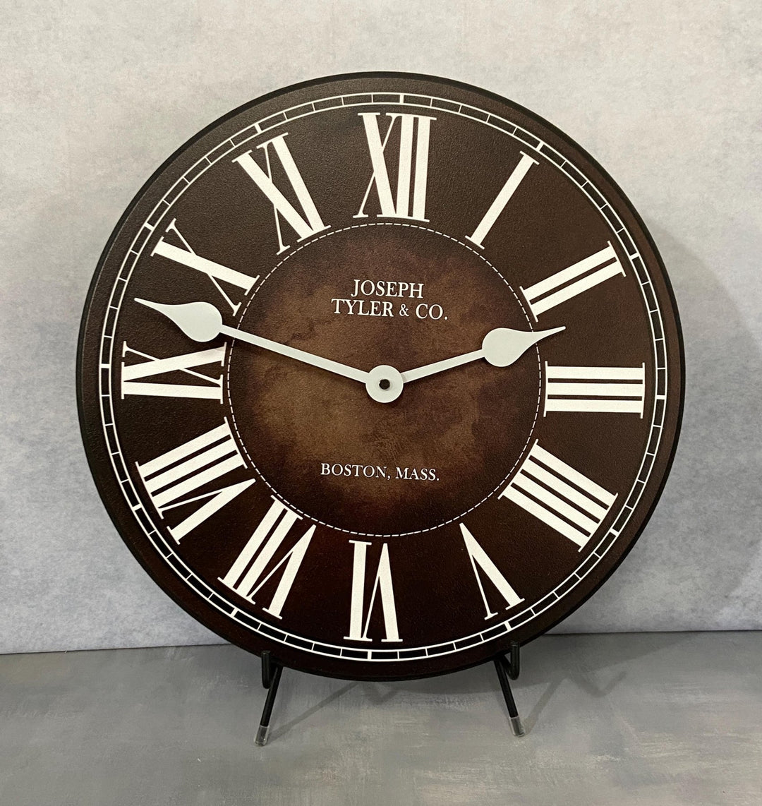 Waterford Brown Wall Clock - CustomBigClocks