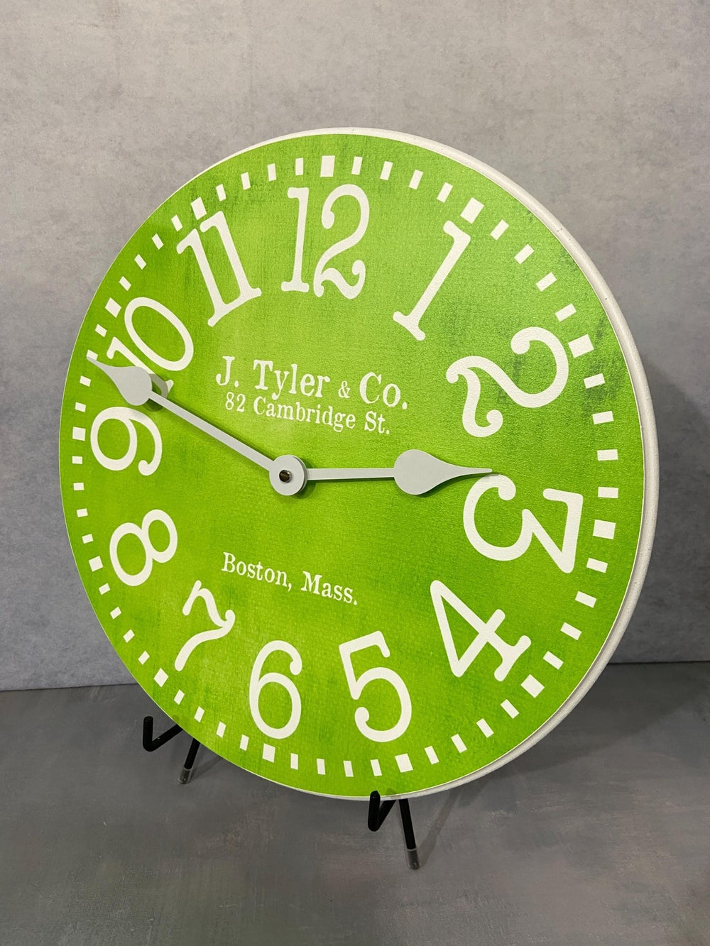 Lime Green Wall Clock - CustomBigClocks