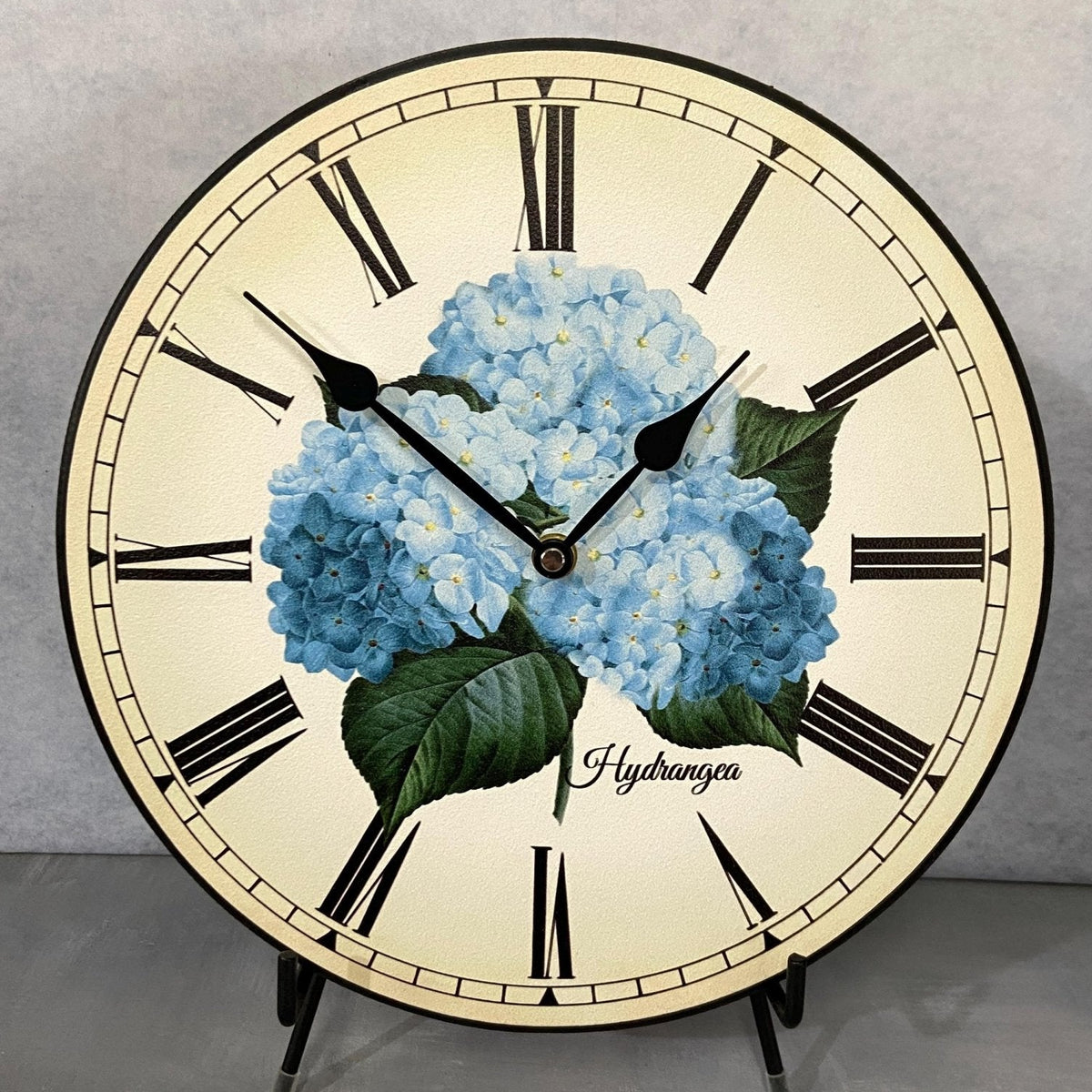 Hydrangea Wall Clock - CustomBigClocks