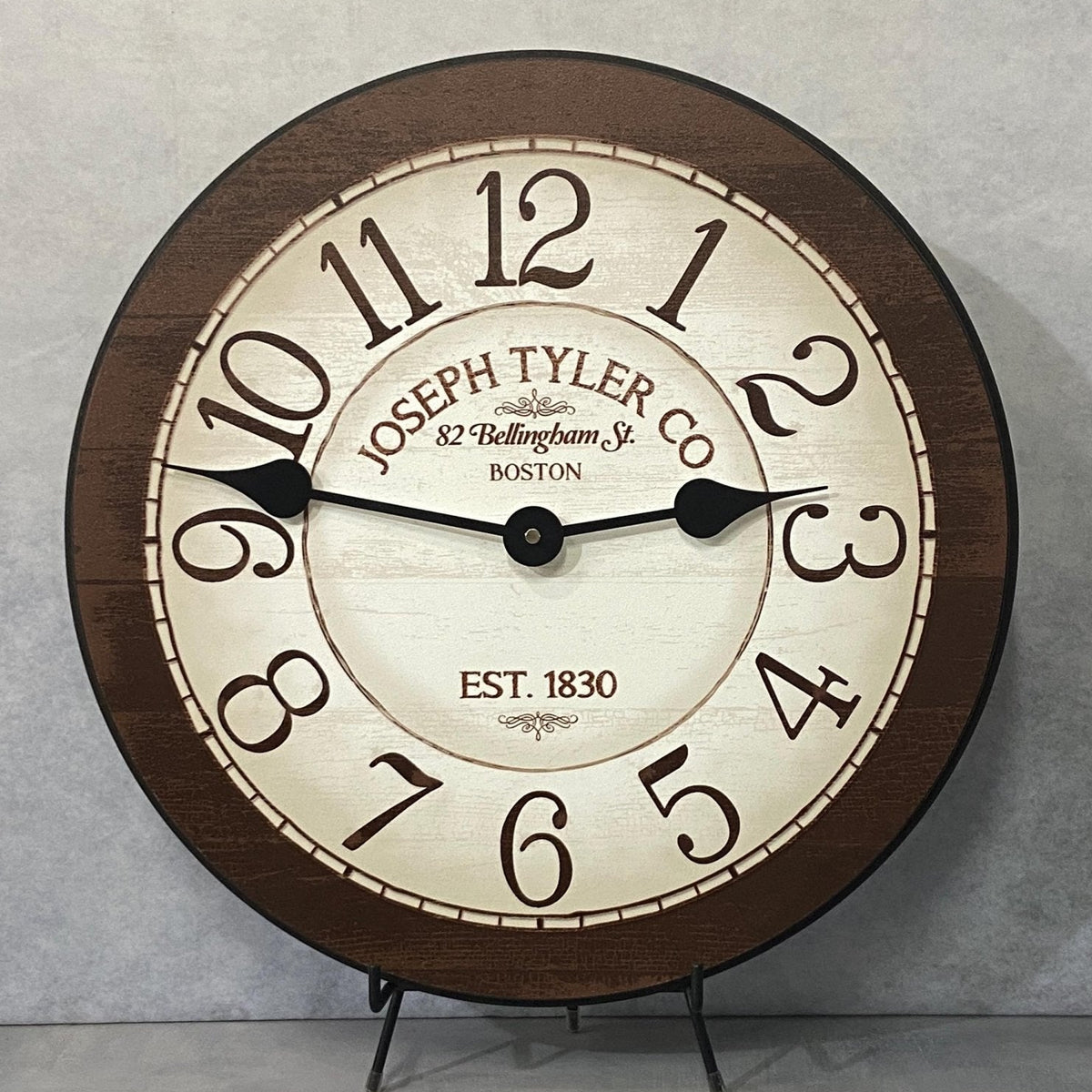 Bellingham Brown Wall Clock - CustomBigClocks