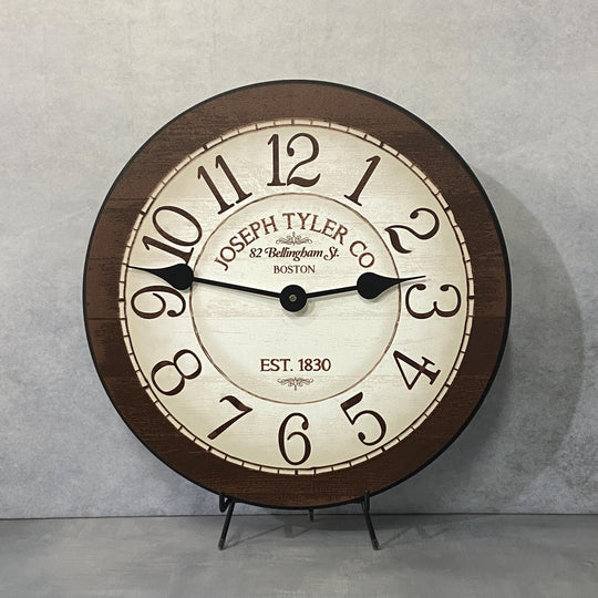 Bellingham Brown Wall Clock - CustomBigClocks