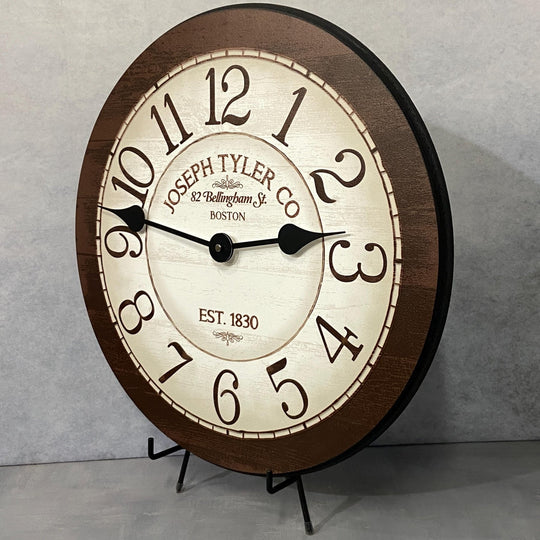 Bellingham Brown Wall Clock - CustomBigClocks