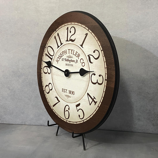 Bellingham Brown Wall Clock - CustomBigClocks