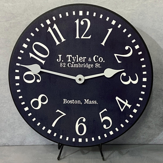 Navy Blue Wall Clock - CustomBigClocks