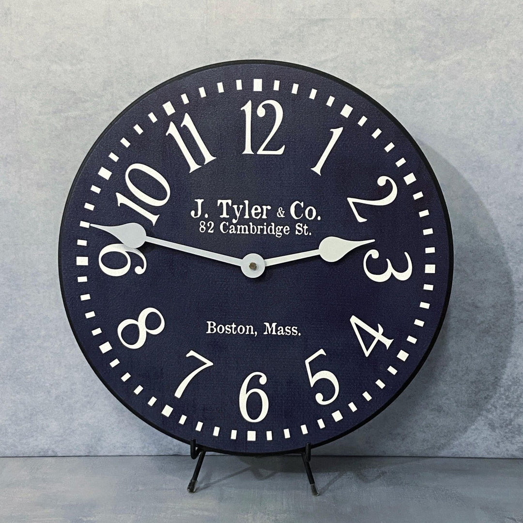 Navy Blue Wall Clock - CustomBigClocks