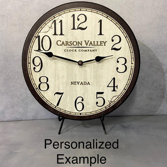 Mercantile Wall Clock - CustomBigClocks