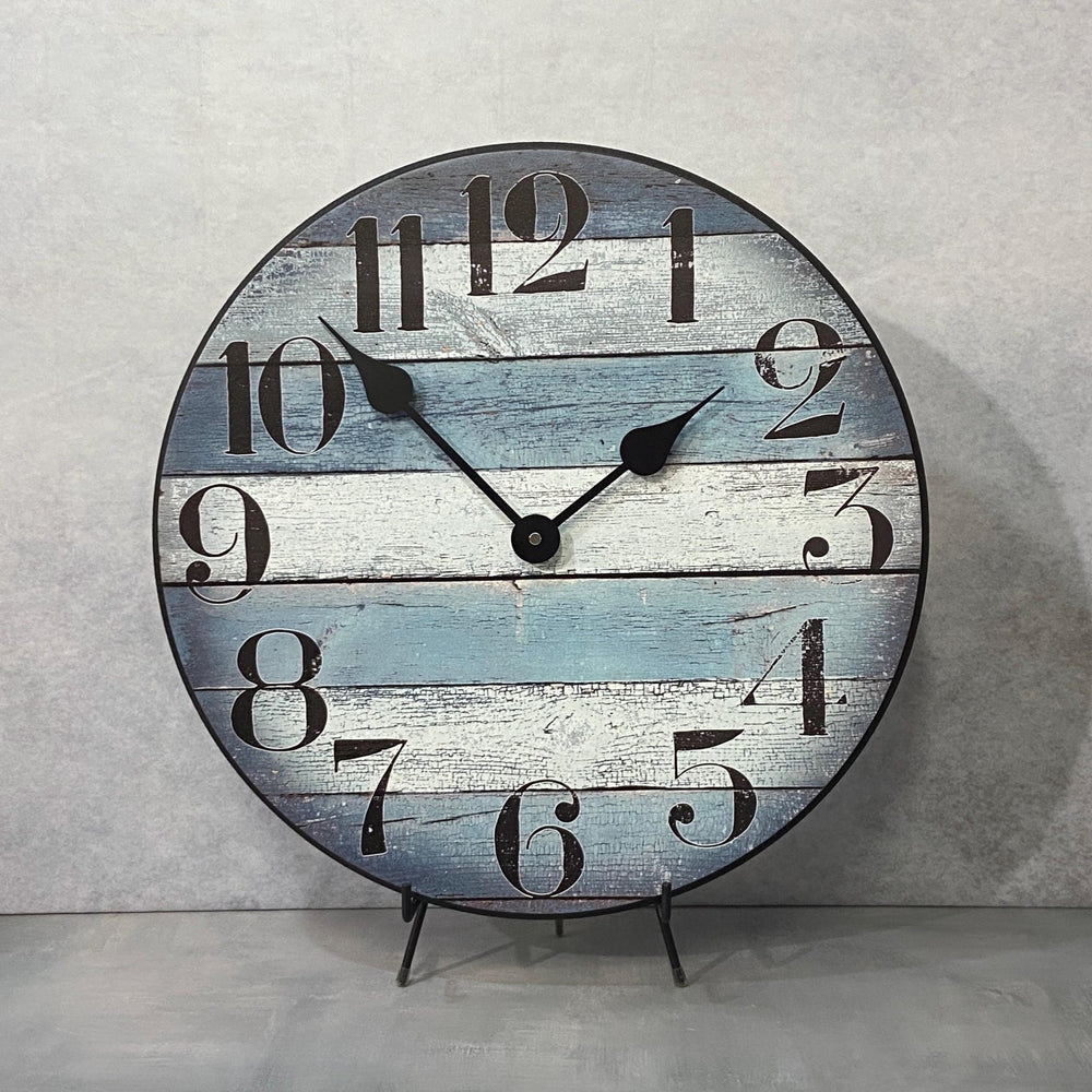 Nantucket Blue Wall Clock - CustomBigClocks
