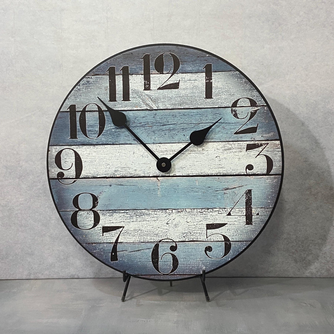 Nantucket Blue Wall Clock - CustomBigClocks