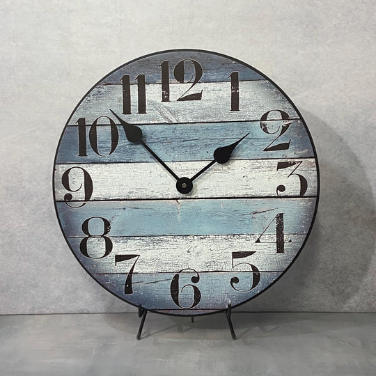 Nantucket Blue Wall Clock - CustomBigClocks