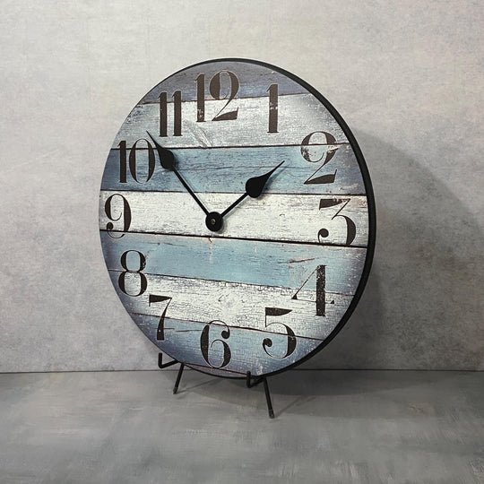 Nantucket Blue Wall Clock - CustomBigClocks