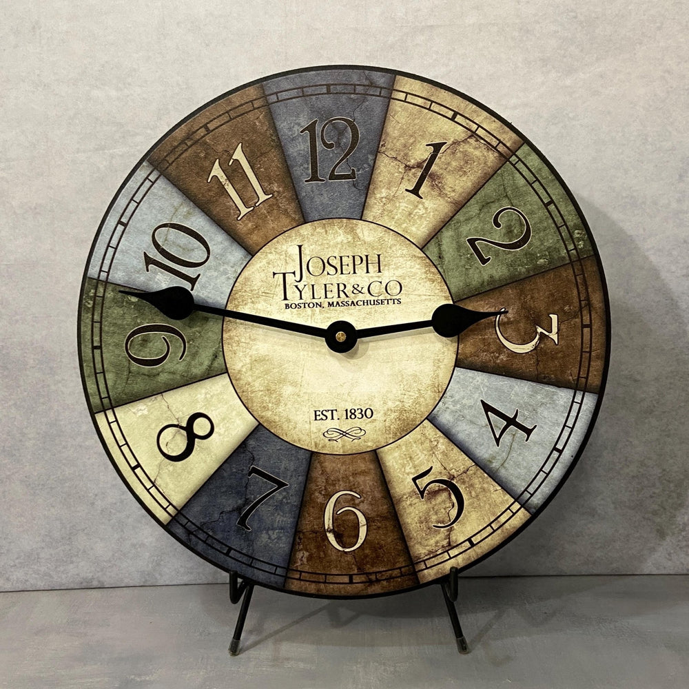 Le Belle Bleue Wall Clock - CustomBigClocks