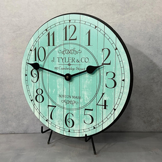 Harbor Turquoise Wall Clock - CustomBigClocks