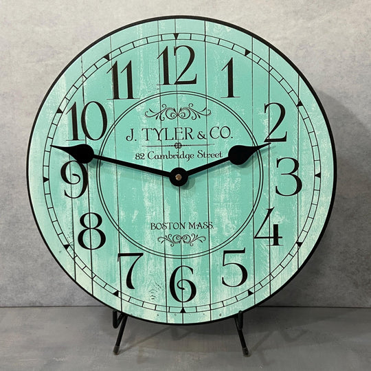 Harbor Turquoise Wall Clock - CustomBigClocks