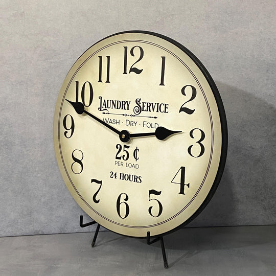 Laundry Room Wall Clock - CustomBigClocks