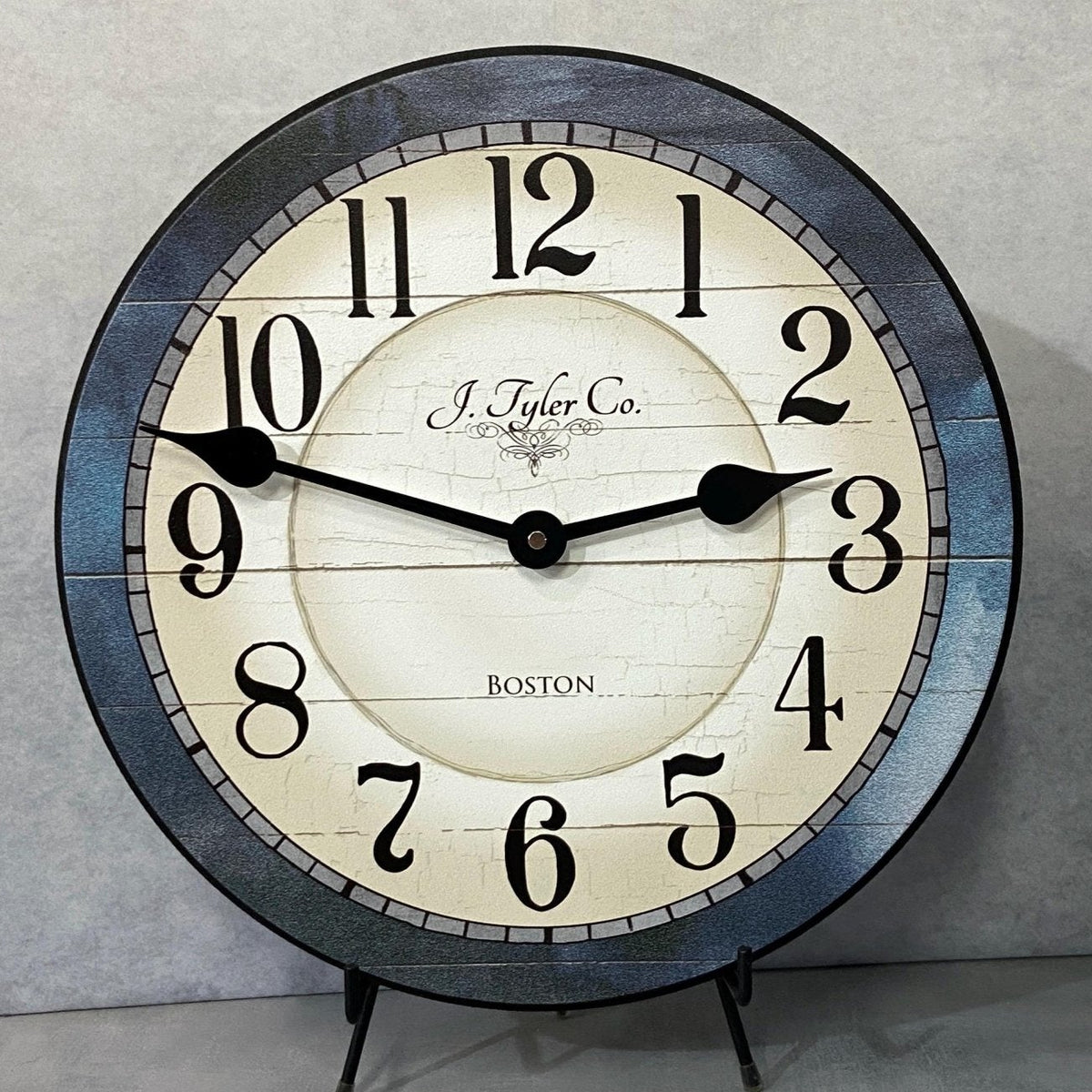 Carolina Blue Wall Clock - CustomBigClocks