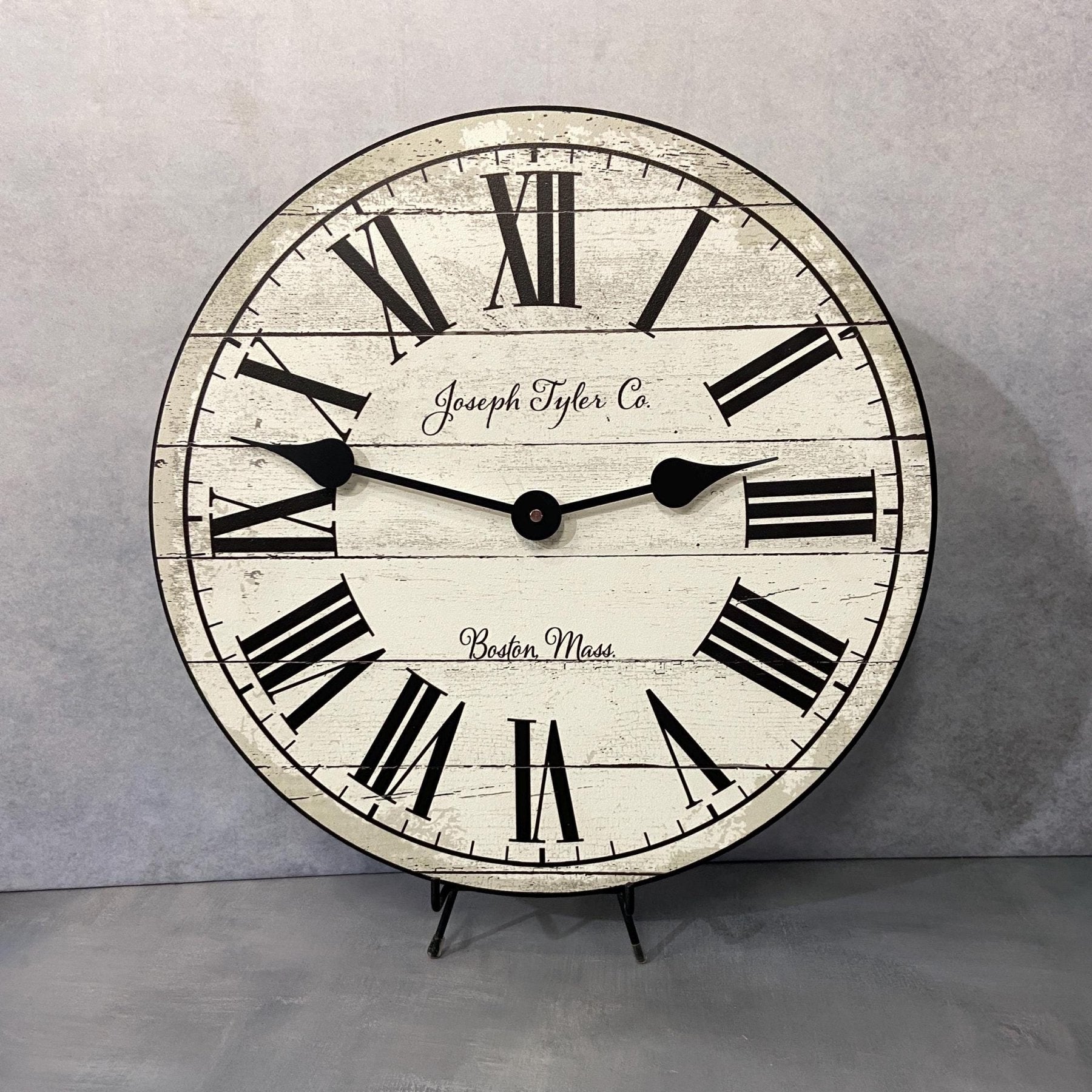 American Tyler Ivory Wall Clock - CustomBigClocks