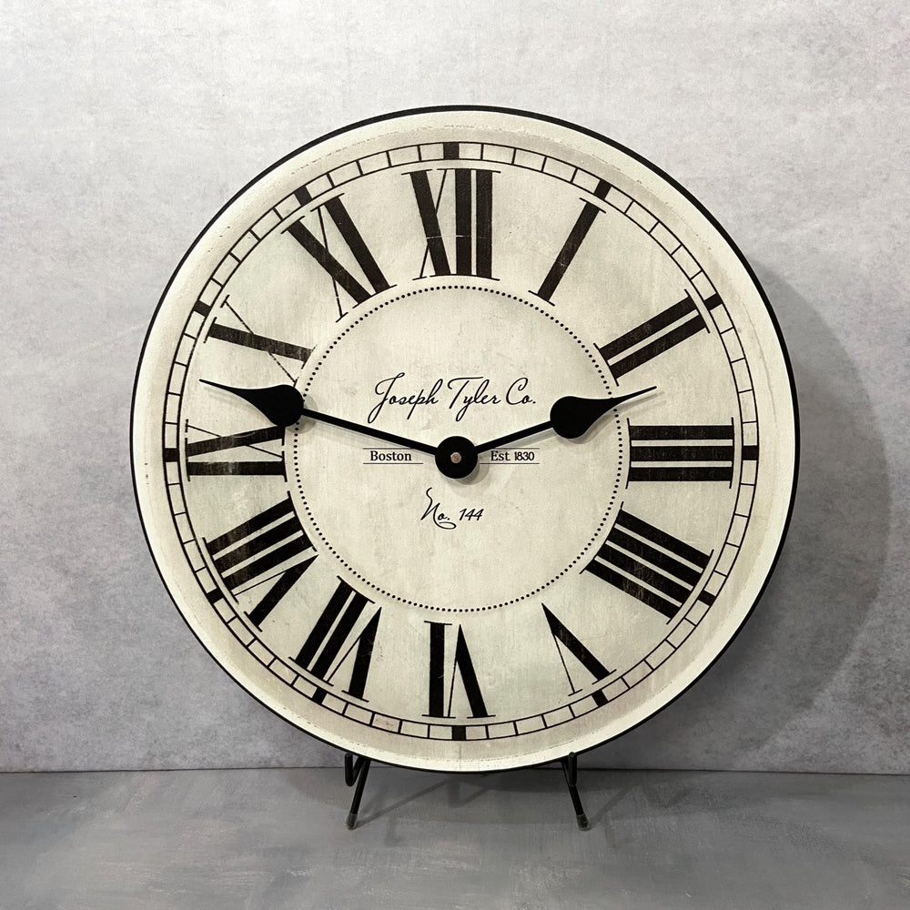 Parson Ivory White Wall Clock - CustomBigClocks