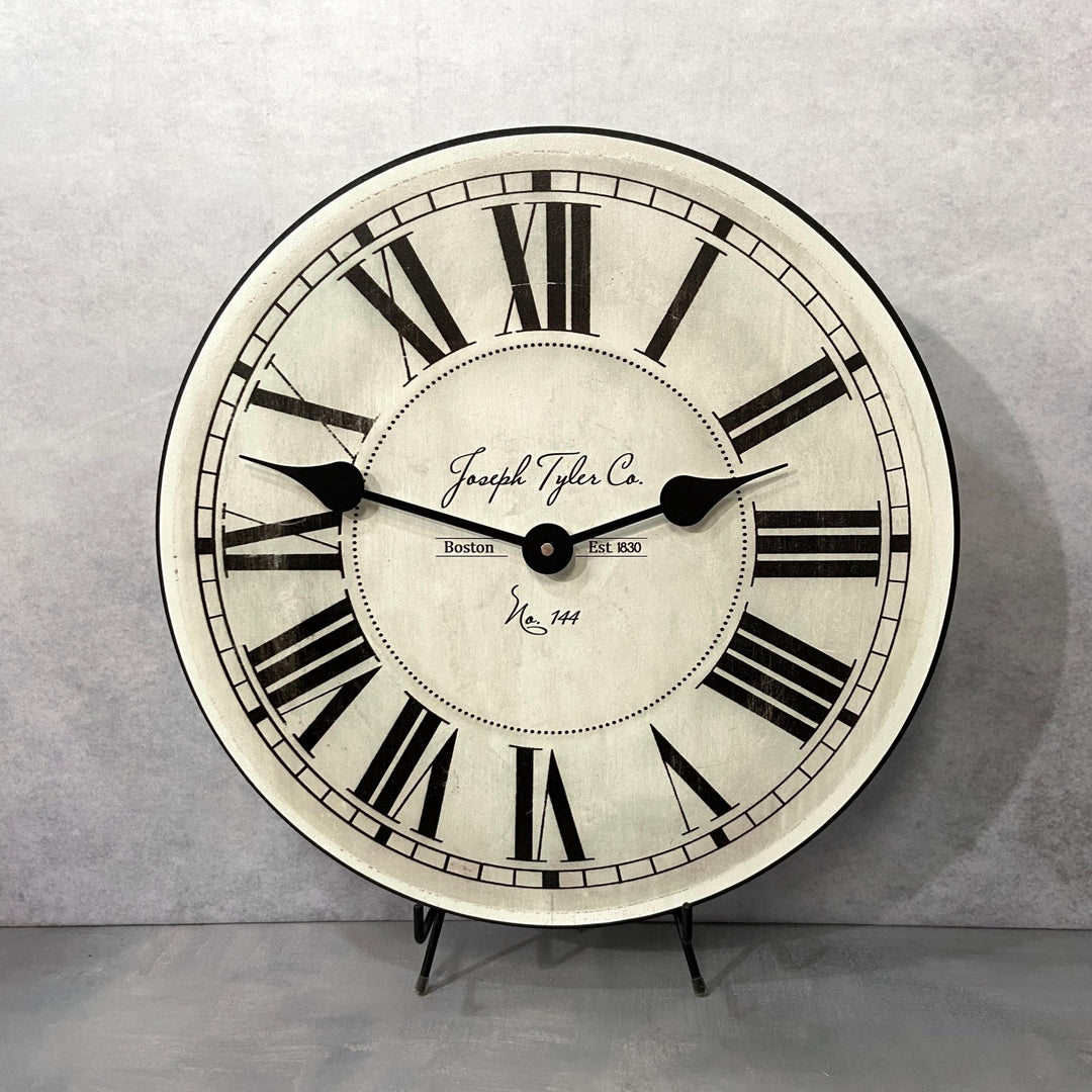 Parson Ivory White Wall Clock - CustomBigClocks