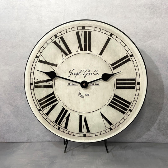 Parson Ivory White Wall Clock - CustomBigClocks