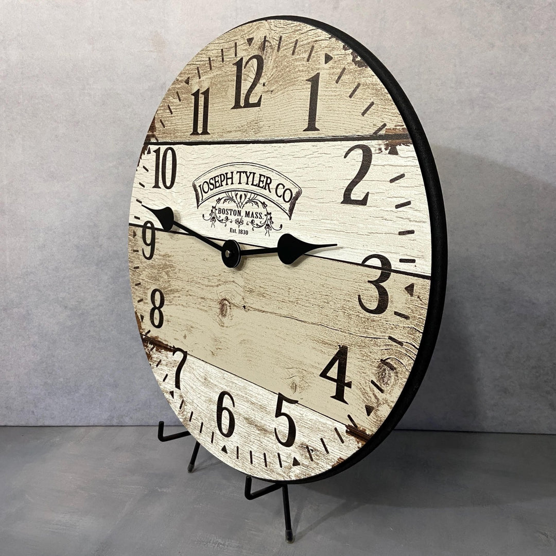 Rustic Barnwood Wall Clock - CustomBigClocks