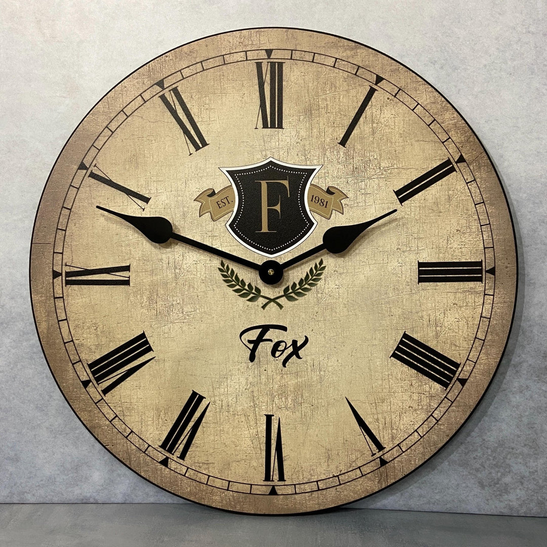 Country Club Personalized Wall Clock - CustomBigClocks