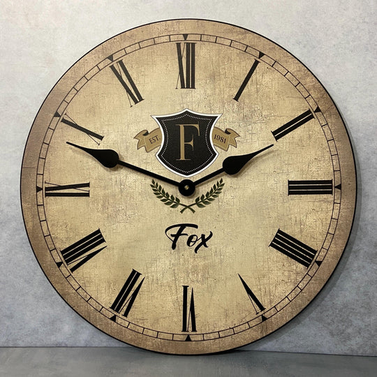 Country Club Personalized Wall Clock - CustomBigClocks