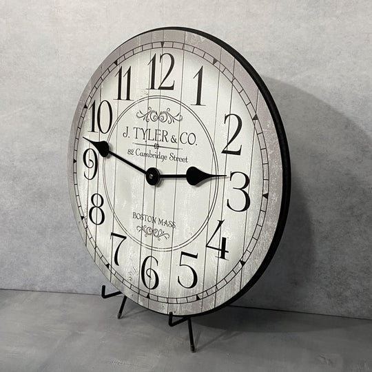 Harbor Gray Wall Clock - CustomBigClocks