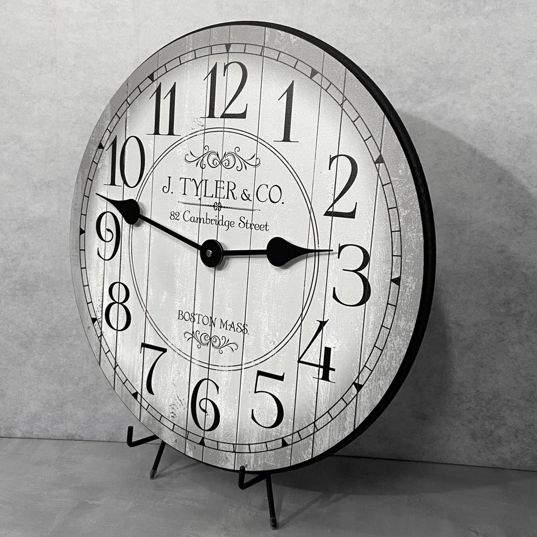 Harbor Gray Wall Clock - CustomBigClocks