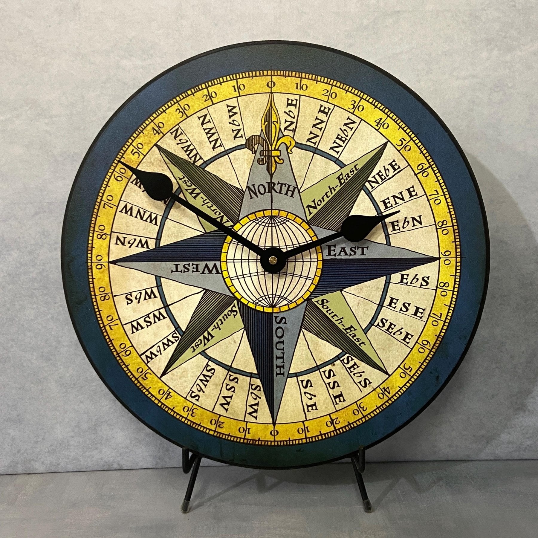 Compass Wall Clock - CustomBigClocks