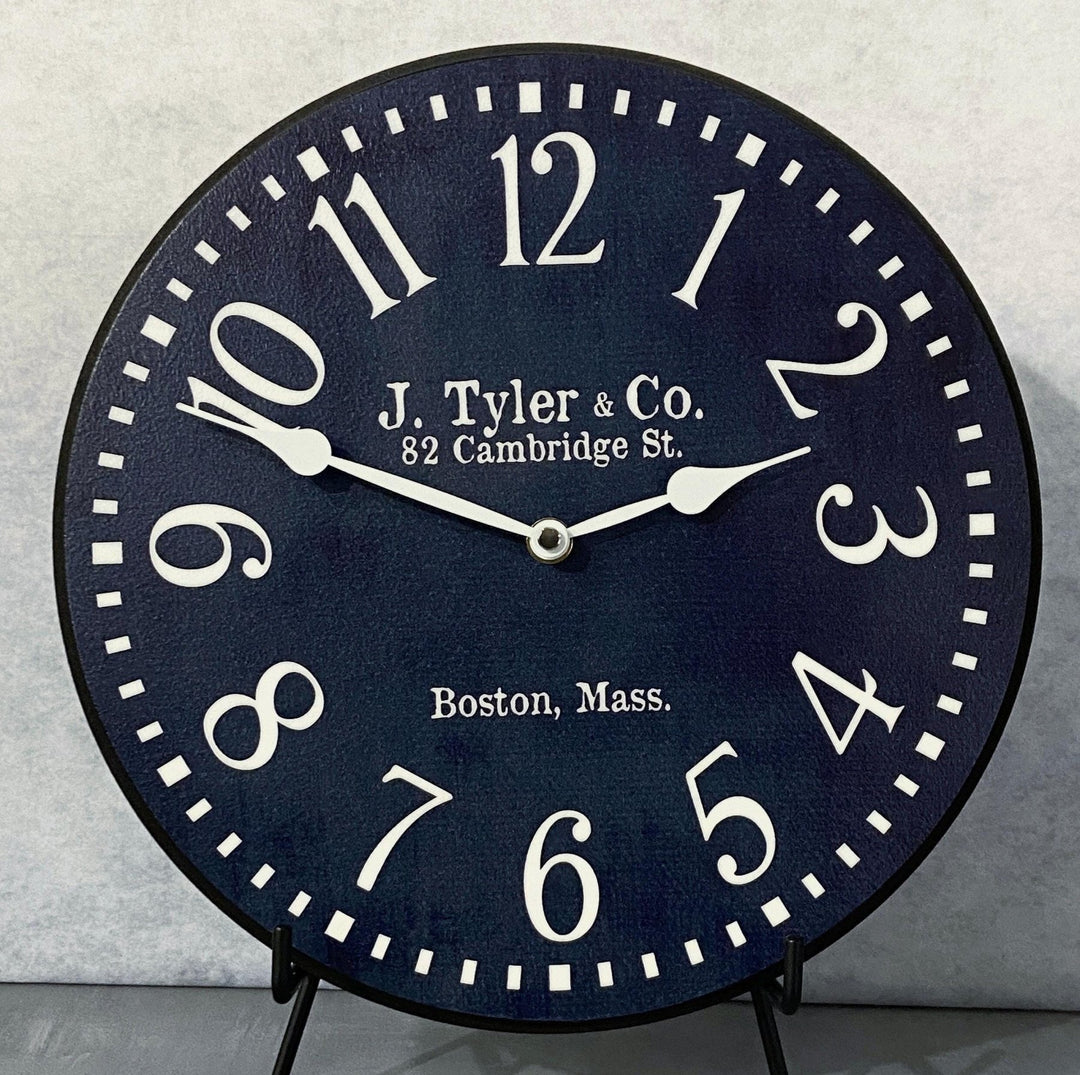 Navy Blue Wall Clock - CustomBigClocks