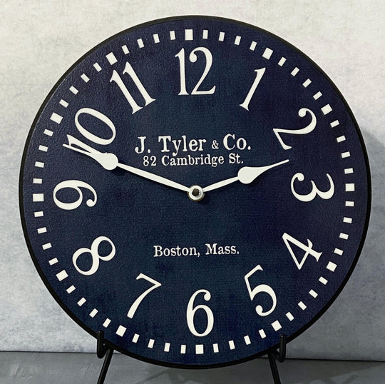 Navy Blue Wall Clock - CustomBigClocks
