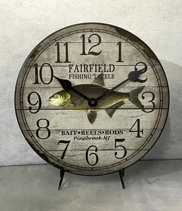 Personalized Fishing Wall Clock - CustomBigClocks