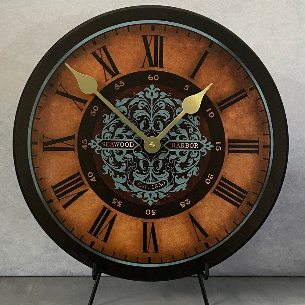 Seawood Harbor Wall Clock - CustomBigClocks