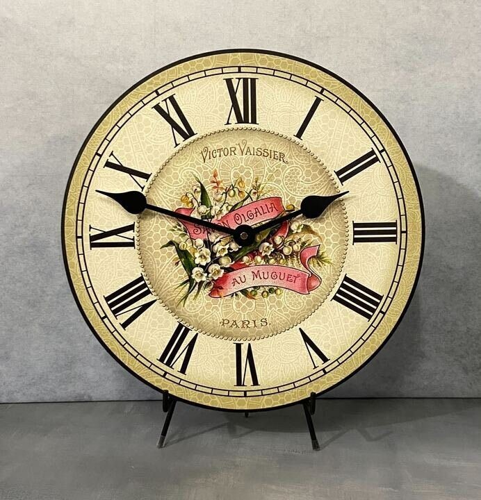 Savon Powder Room Wall Clock - CustomBigClocks
