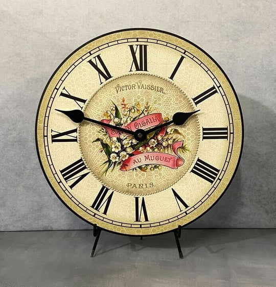 Savon Powder Room Wall Clock - CustomBigClocks