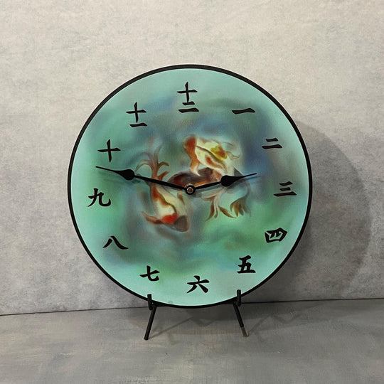 Japanese Koi Wall Clock - CustomBigClocks