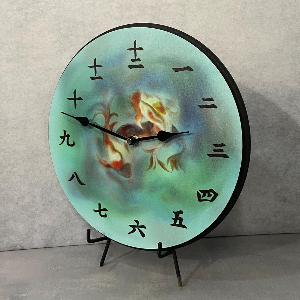 Japanese Koi Wall Clock - CustomBigClocks