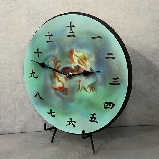 Japanese Koi Wall Clock - CustomBigClocks