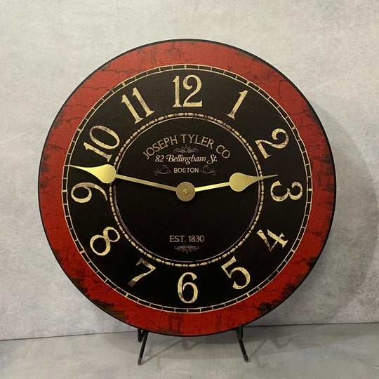 Bellingham Red Pendulum Wall Clock - CustomBigClocks
