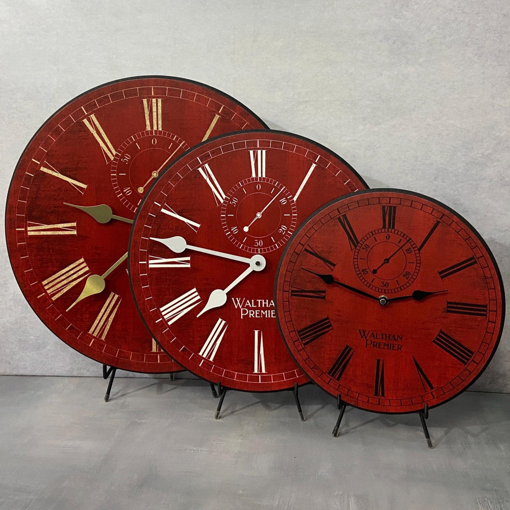 Alston Red Clock - CustomBigClocks