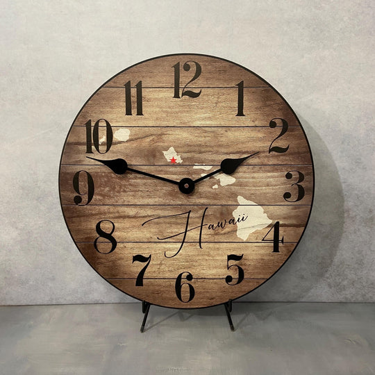 Hawaii State Wall Clock - CustomBigClocks
