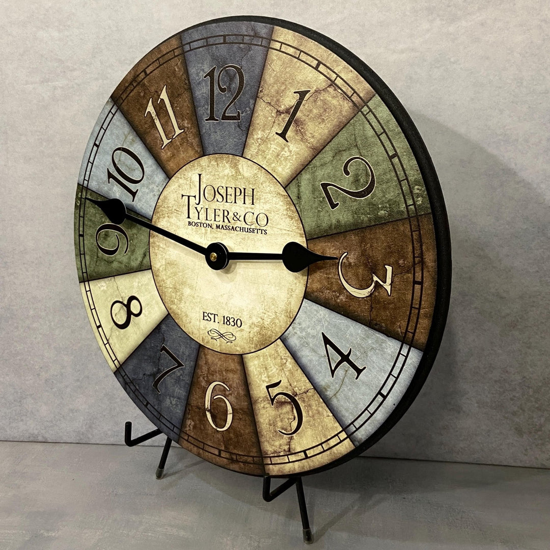 Le Belle Bleue Wall Clock - CustomBigClocks